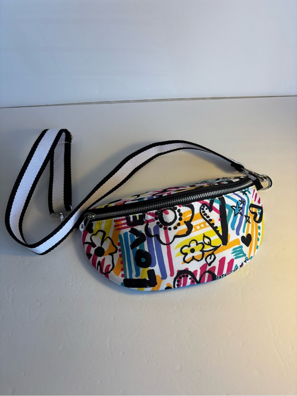 Brighton Graffiti Love Crossbody Belt Bag (Style #D30265)